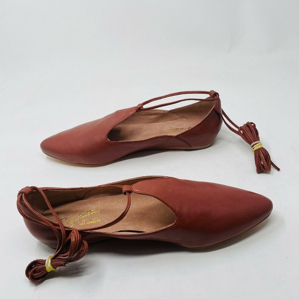 Anthropologie Seychelles Shoes Ankle Strap 8 Hive - Picture 9 of 12